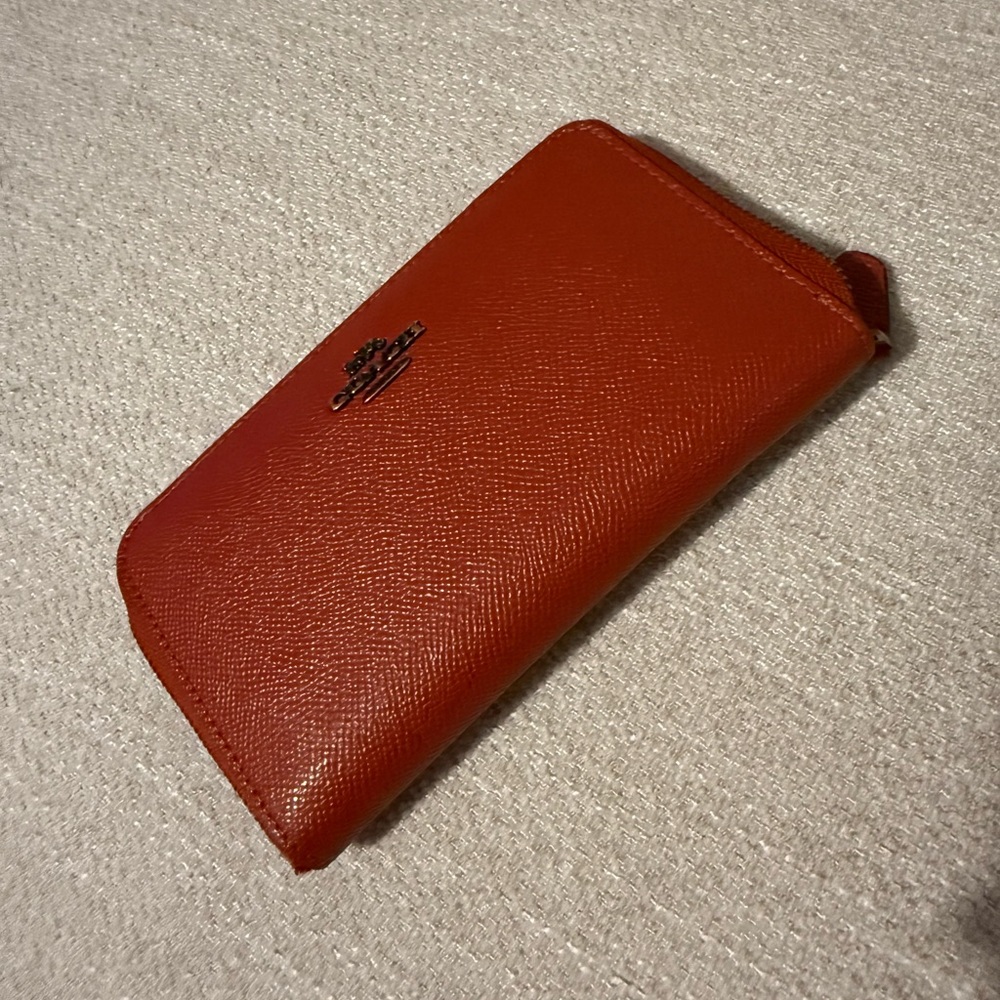 Coach Red Wallet